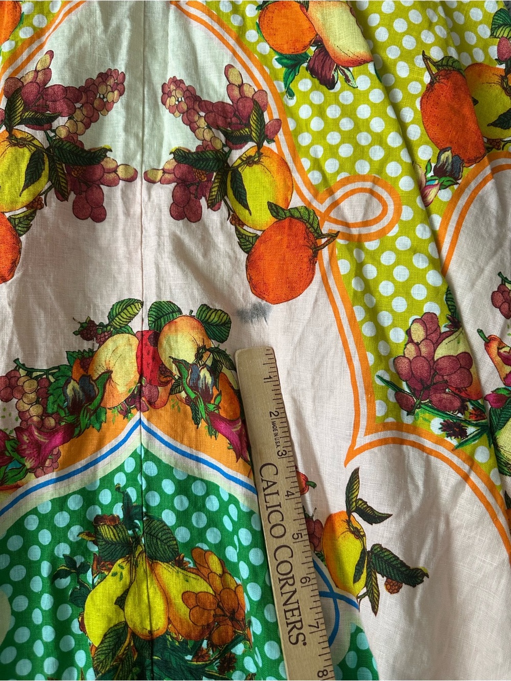 ALÉMAIS Lemonis Printed Linen Midi Dress XS AU6/US2 - Picture 13 of 14